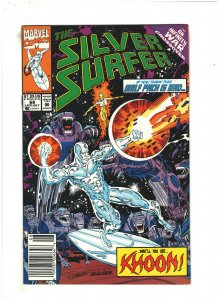 Silver Surfer #68 FN/VF 7.0 Newsstand Marvel Comics 1992 Infinity War Crossover