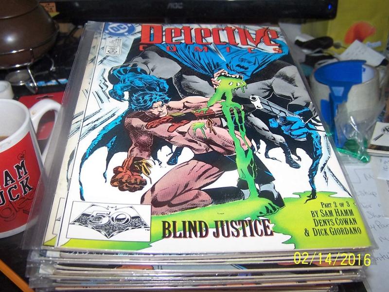 DETECTIVE COMICS  # 599 BATMAN 1989 DC blind justice PT 2   BRUCE WAYNE 