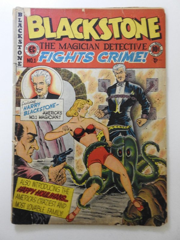 Blackstone The Magician #1 (1947) EC Comics! Solid GVG Condition!