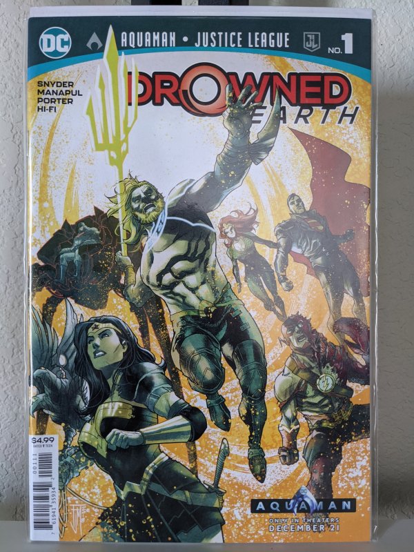 Aquaman/Justice League: Drowned Earth Special #1 (2019)