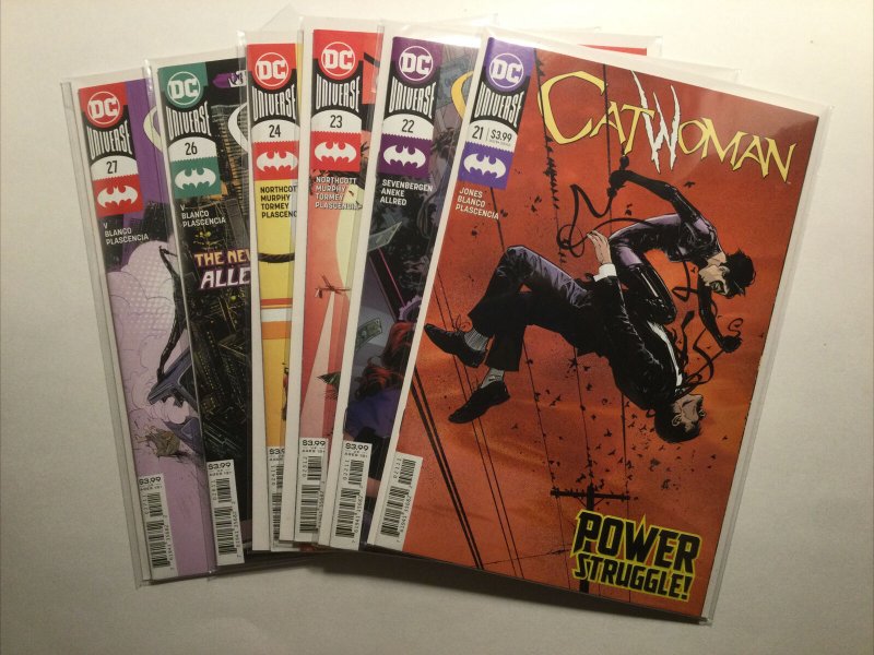 Catwoman 21-24 26 27 Lot Run Set Near Mint Nm Dc Comics