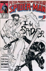 Spectacular Spiderman #133 ORIGINAL Vintage 1987 Marvel Comics 