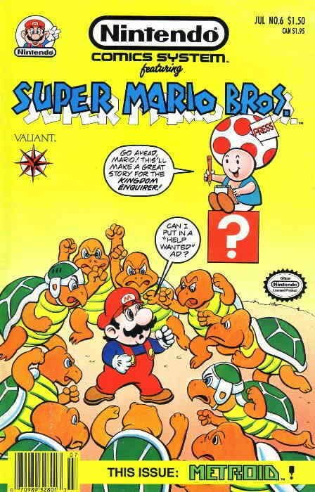 Nintendo Comics System (2nd Series) #6 VF/NM; Valiant | save on shipping - detai