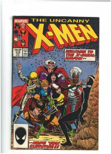 Uncanny X-Men #219 FN+ 6.5 Marvel Comics 1987 Havok Joins