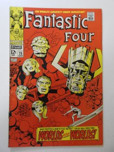 Fantastic Four #75 (1968) GD/VG Cond 4 centerfold wraps detached bottom staple