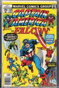 Captain America #218 (1978) Captain America and the Falcon