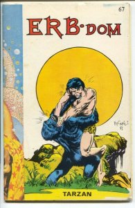 ERB-dom #67 1973-early Burroughs & Tarzan fanzine-buy/sell ads-FN