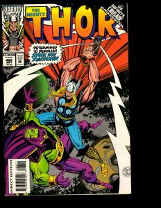 Lot of 7 Thor Marvel Comic Books # 399 400 447 466 500 Annual 12 13 Loki DS3