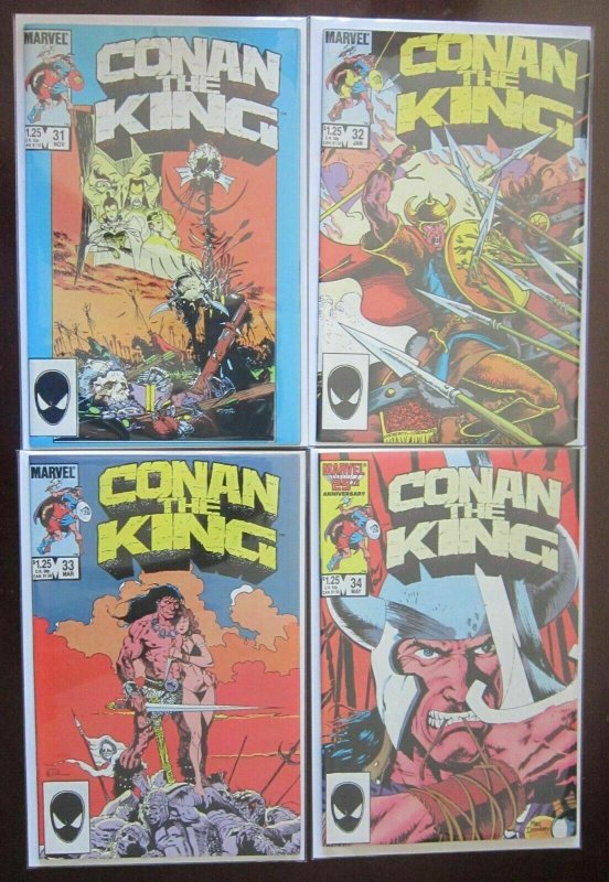 King Conan comic lot from:#1-50 44 different avg 8.0 VF (1980-89)