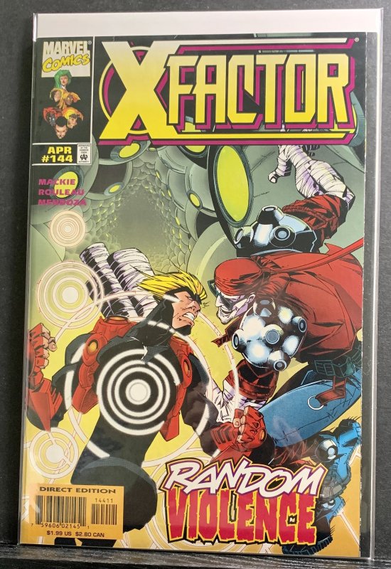 X-Factor #144 (1998) Duncan Rouleau Havok / Random Cover