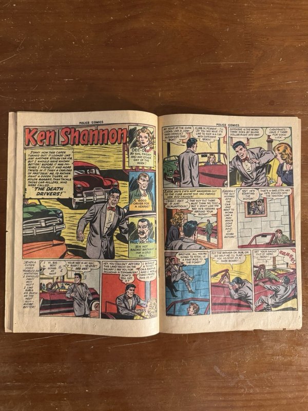 Police Comics #127 (Quality Comics 1953) [GD] “Thunder In Thailand”
