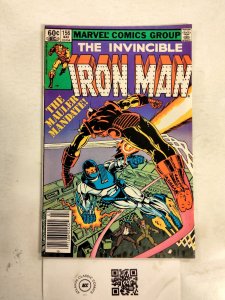 The Invincible Iron Man #156 VF Comic Books  Avengers Pepper Potts 24 HH56