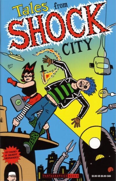 Tales from Shock City #1 Cover - 2001 art by Gilbert Beto Hernandez