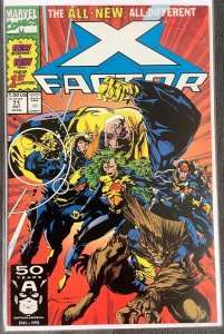 X-Factor #71 Direct Edition - 1st Appearance of new team. (1991, Marvel) NM+
