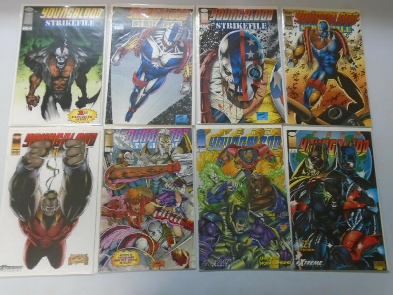 Youngblood & Youngblood Strikefile comic lot 29 different issues 8.0/VF Image Co