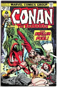CONAN THE BARBARIAN #49 & 50 (1975) 8.0 VF Roy Thomas! John Buscema! Monsters!