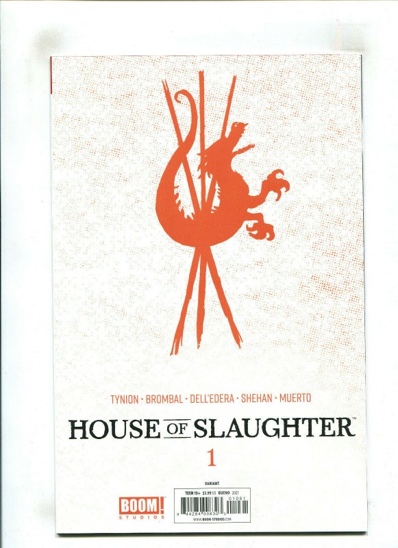 HOUSE OF SLAUGHTER #1 (9.2) DANIEL BUENO VIRGIN VARIANT 1:50!! 2021