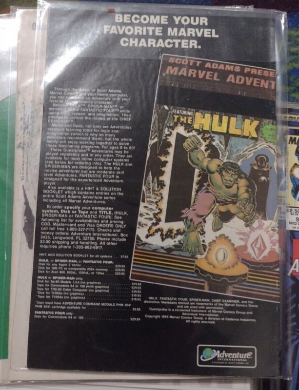 CLOAK AND DAGGER # 2 1986 MARVEL DISNEY  NEWSTAND VARIANT