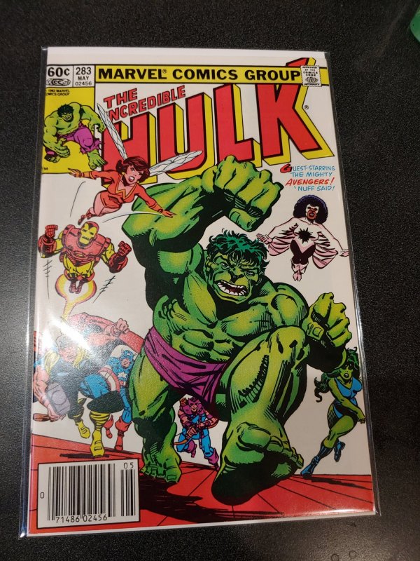 ​THE INCREDIBLE HULK #283 NM AVENGERS ISSUE