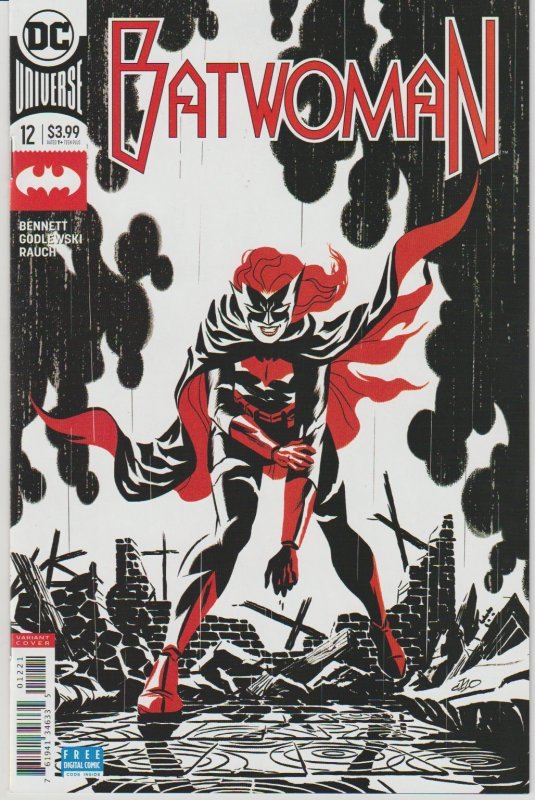 Batwoman # 12 Variant Cover NM DC 2017 Series [I2]