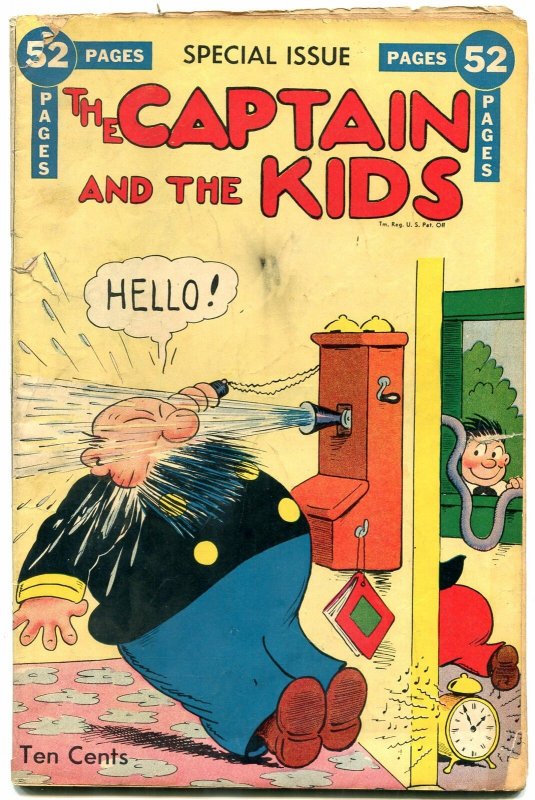 The Captain and the Kids Summer Special 1948- Golden Age comic VG