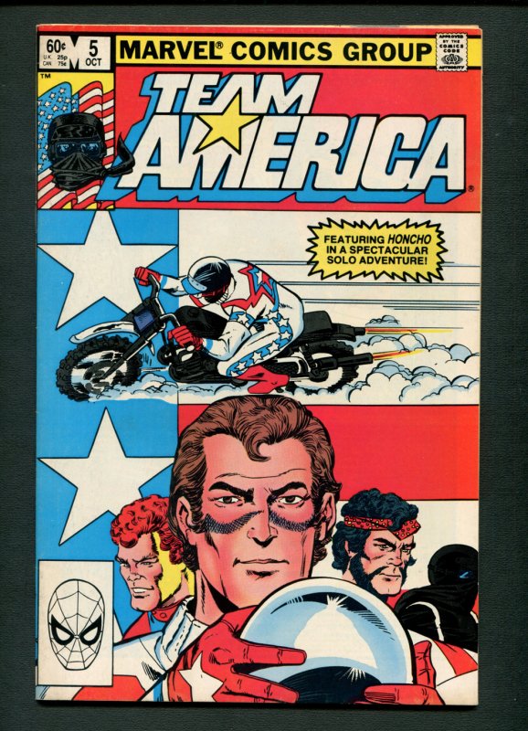 Team America #2  #5  #10  #11 (SET)  VFN+  / Ghost Rider / 1982