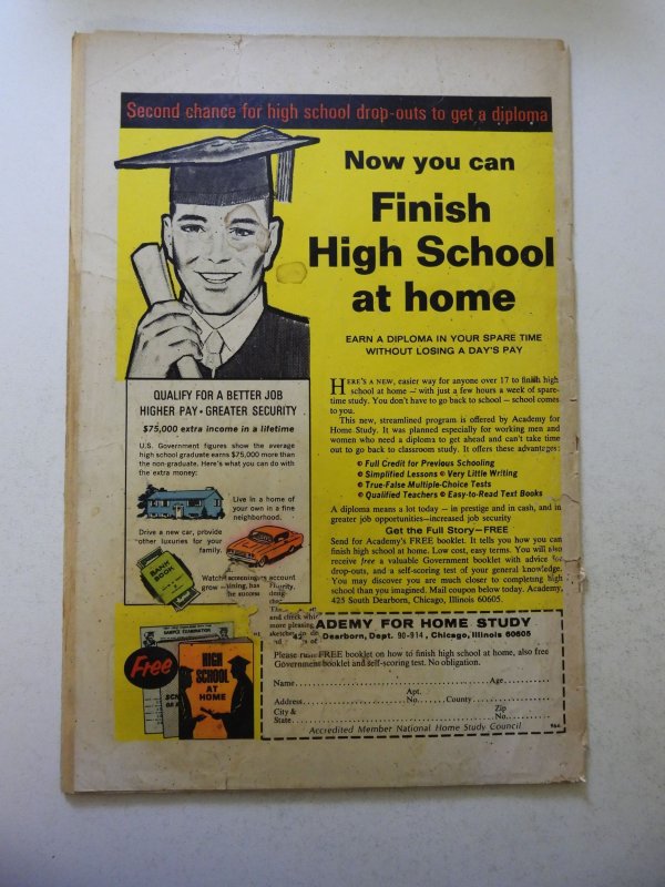 Thor #165 (1969) GD/VG Condition 1 Spine split