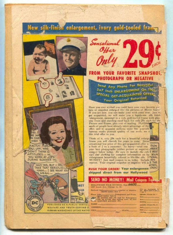 Leading Comics #44 1950- Peter Porkchops- lobster cover