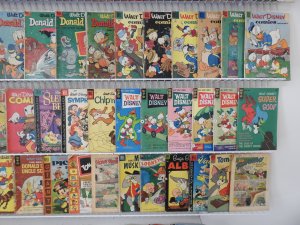 Huge Lot 150+ Cartoon Comics W/ Uncle Scrooge, Donald Duck, +More! See desc