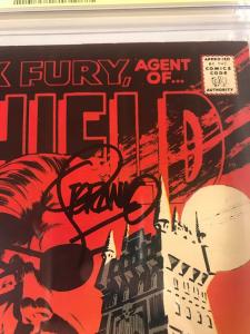 Nick Fury 3 Agent Of Shield Cgc 9.4 Ow/w Pages Ss Signature Series Jim Steranko