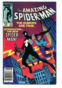 Amazing Spider-Man #252 comic book 1984  first Black Costume VF-