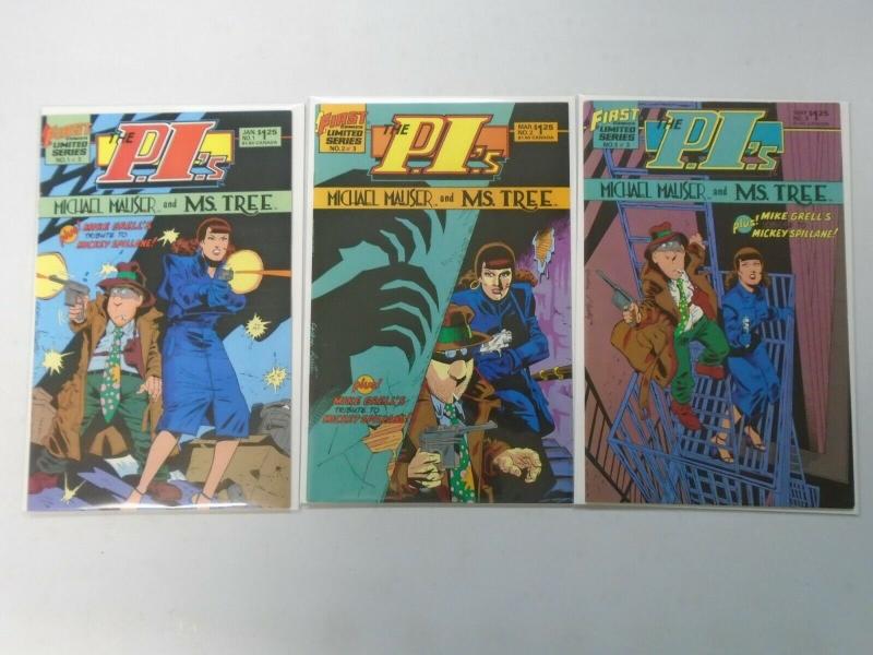 The PI's Michael Mauser and Ms. Tree set #1-3 NM (1985)