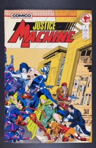 Justice Machine #1 Newsstand Edition (1987)