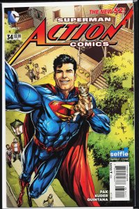 Action Comics #34 Variant Cover (2014) Superman