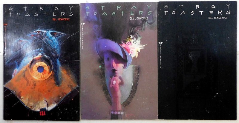 Stray Toasters Lot of 3 #2, 3, 4 (1988) Epic Comics 1st Print Comic Books