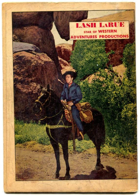 Lash LaRue Western #1 1949- first issue Fawcett Golden Age VG