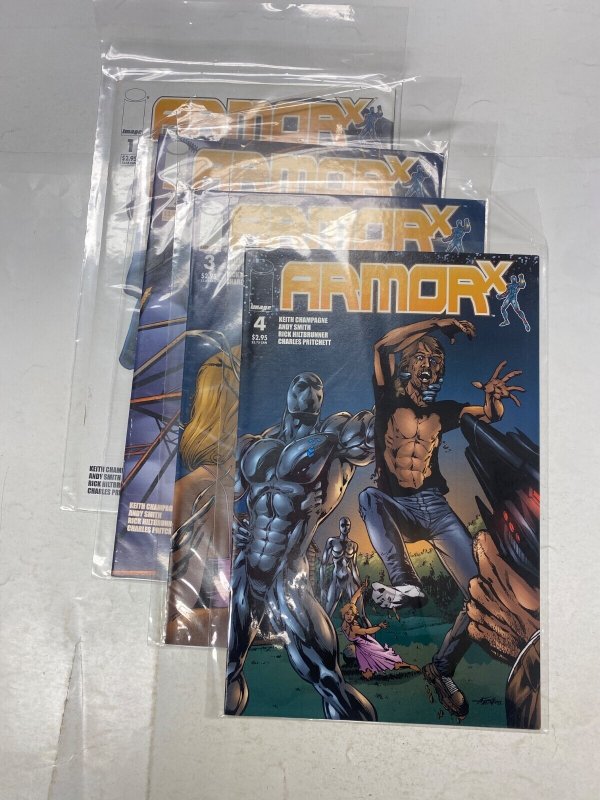 4 Armor X IMAGE comic book #1 2 3 4 45 KM42
