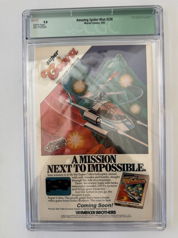 Amazing Spider-Man #238  CGC 9.0 - 1st App. Hobgoblin, Marvel Comics (1983)
