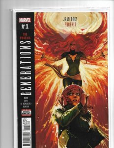 Generations Phoenix and Jean Grey 1A, 1B  NM 2017 nw84