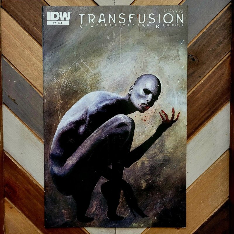 TRANSFUSION #1-2 NM/HIGH GRADE (IDW 2012) Complete Series HORROR Niles/Menton3