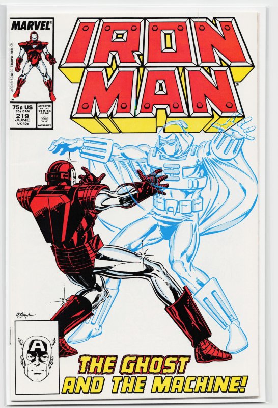 Iron Man #219 (1987) Iron Man [Key Issue]
