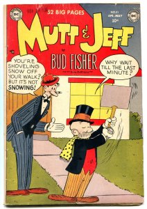 Mutt and Jeff #51  1951 - DC  -VG- - Comic Book