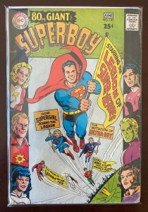 Superboy #147 DC Legion Origin 2.0 G tape on spine + missing rear cover (1968)