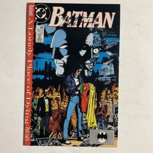 Batman 441 1989 Signed by Marv Wolfman DC Comics NM near mint