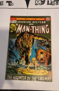 Adventure Into Fear #11 (1972)first app of manthing