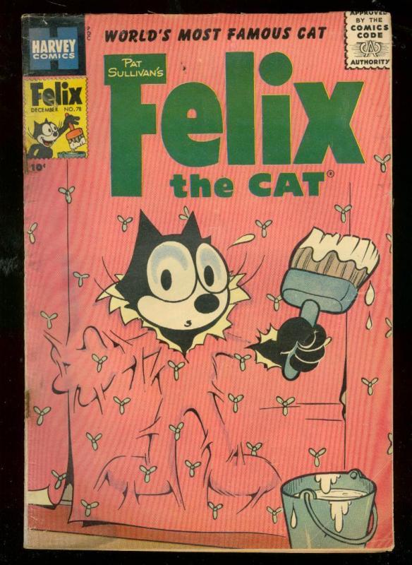 PAT SULLIVAN'S FELIX THE CAT #78 1956-HARVEY COMICS FR/G