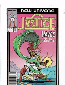 Lot of 5 Justice Marvel Comic Books #1 2 3 4 5 BH45 