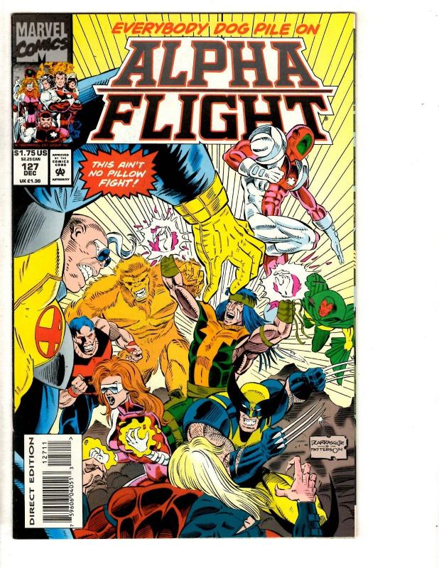 11 Alpha Flight Marvel Comics #121 122 123 124 125 126 127 128 129 130 AN 1 CR34