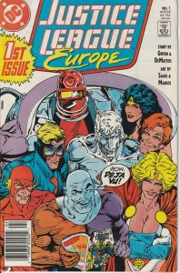 Justice League Europe #1 Direct Edition (1989)