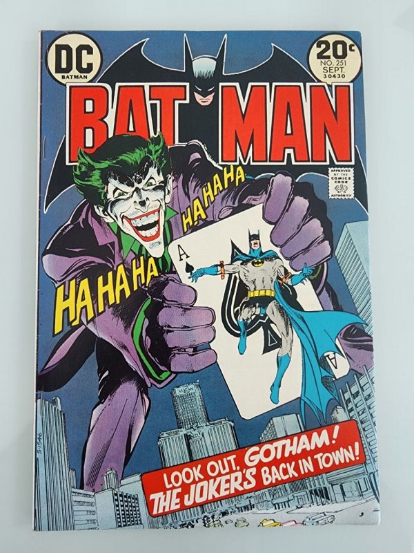 Batman #251  DC Comics 1973 VF+